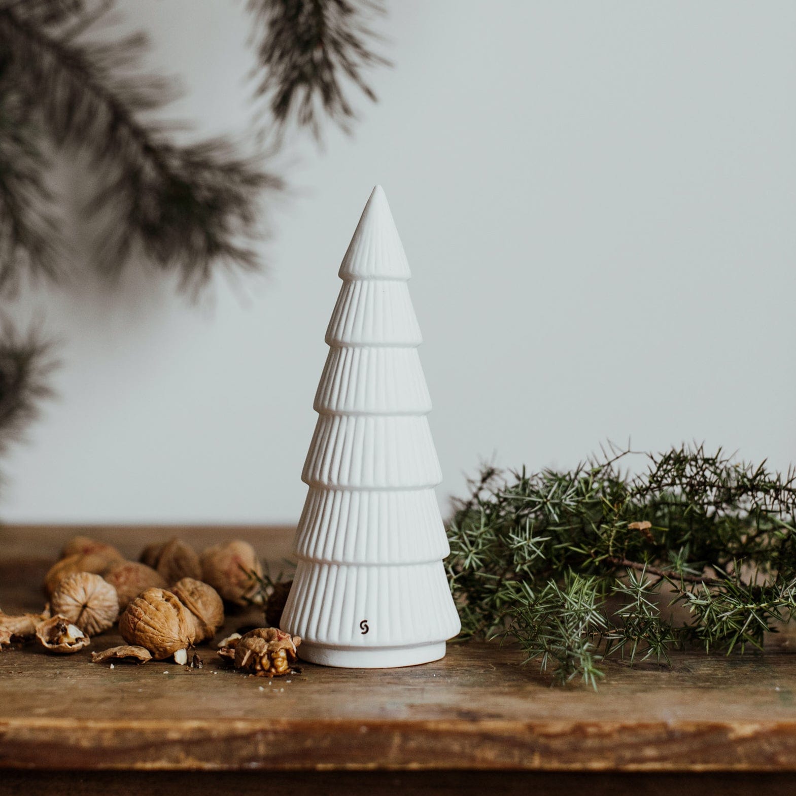 Deko Weihnachtsbaum Gransund - weiß