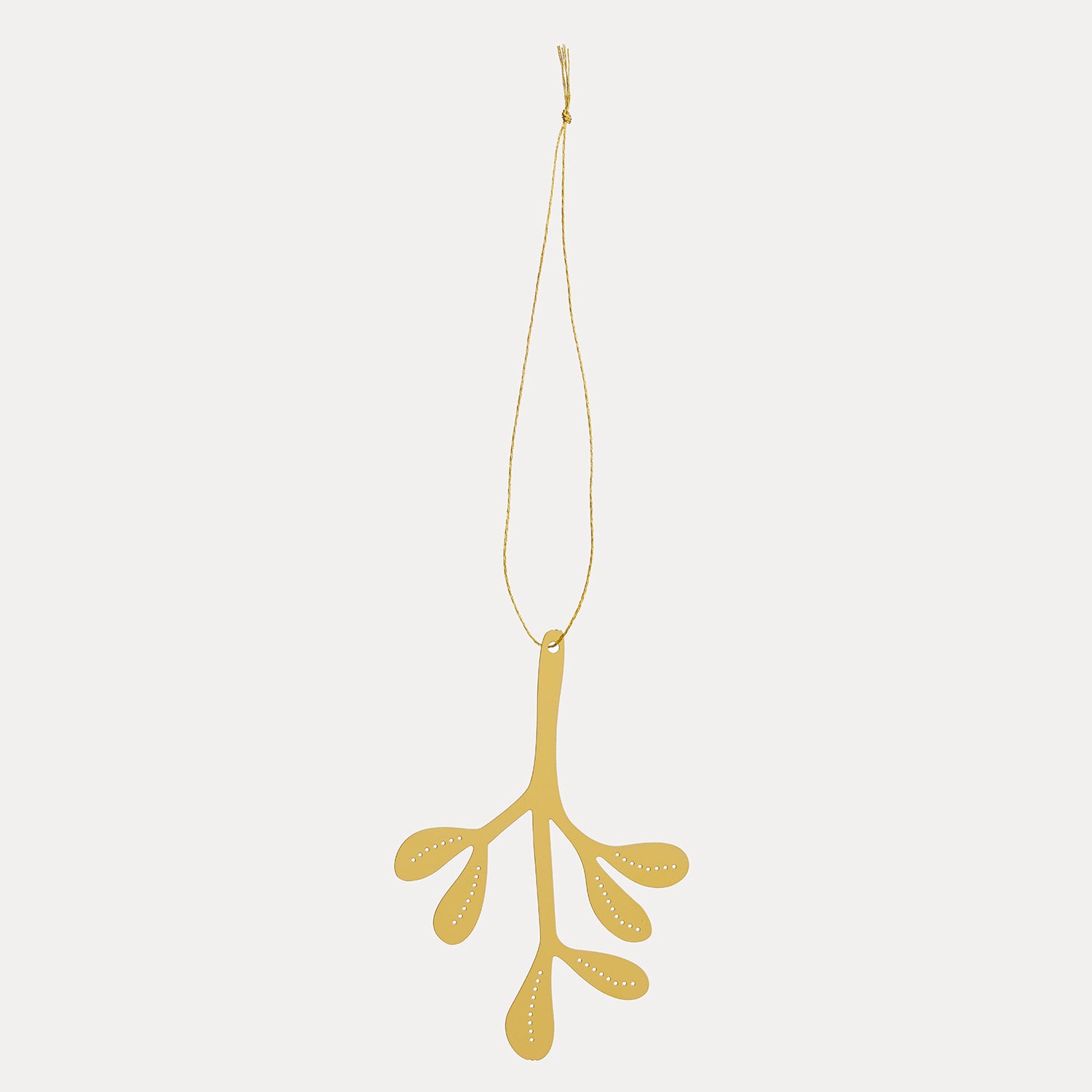 Dekoanhänger Mistletoe 4er Set - gold