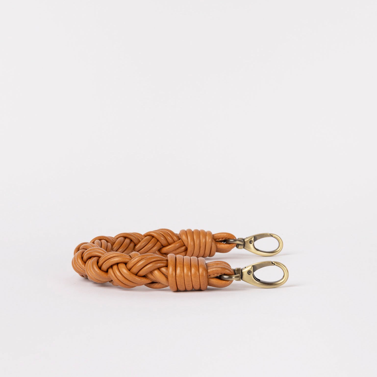Taschengurt Twisted Leder - Cognac