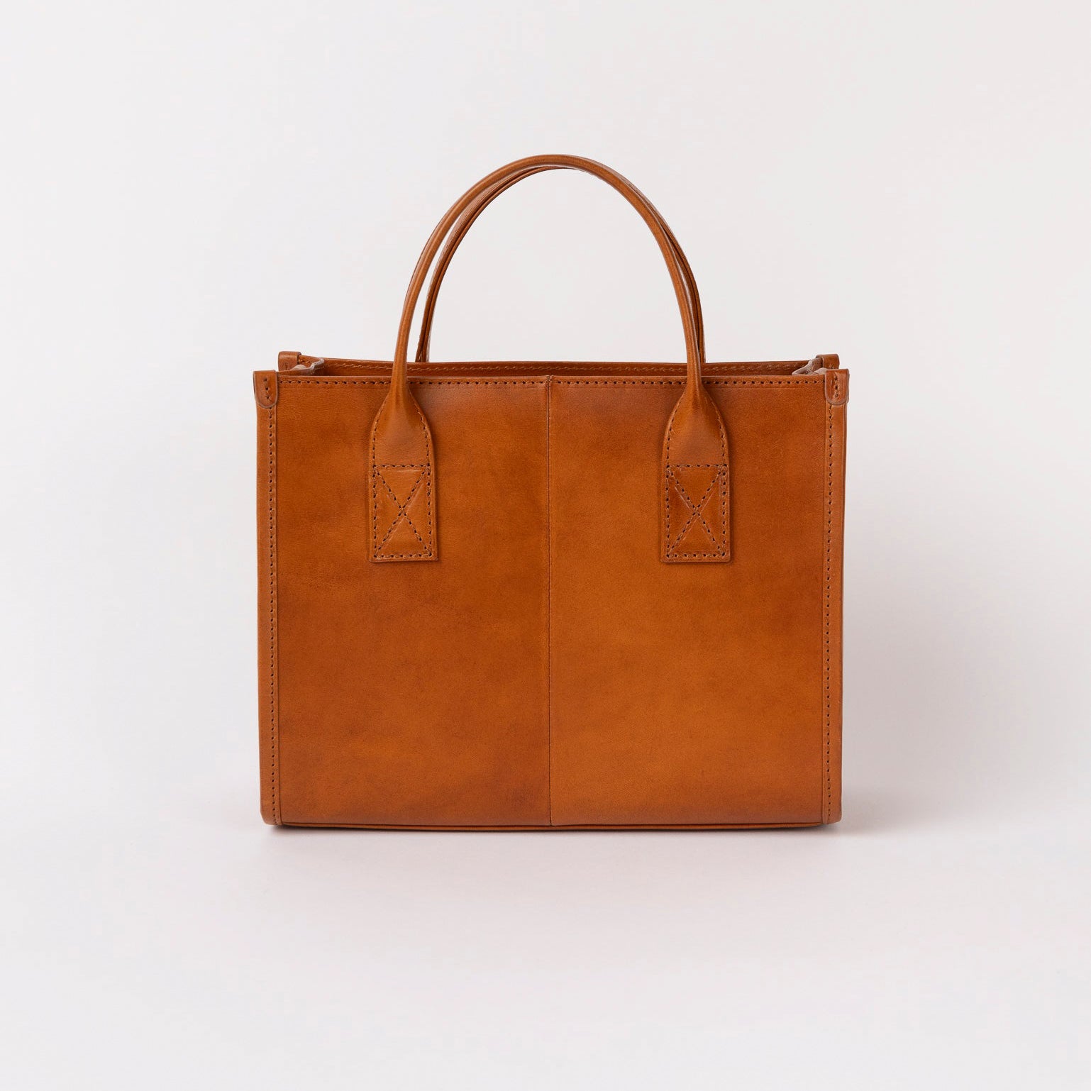 Jackie Midi Tasche - Leder Cognac