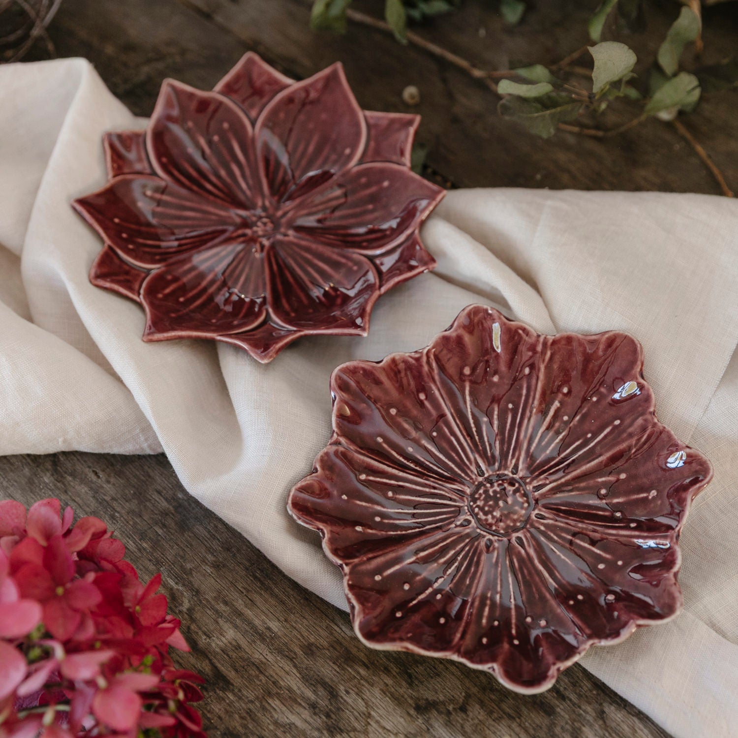 Dekoteller Lilly - plum