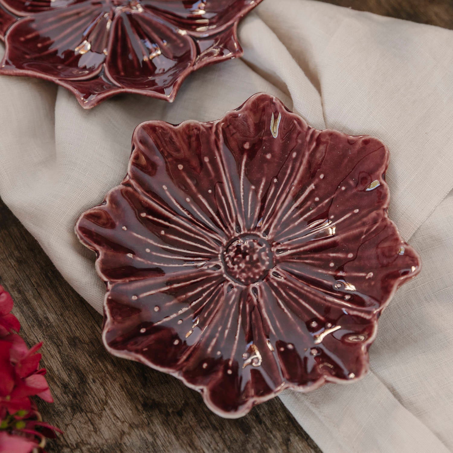Dekoteller Lilly - plum