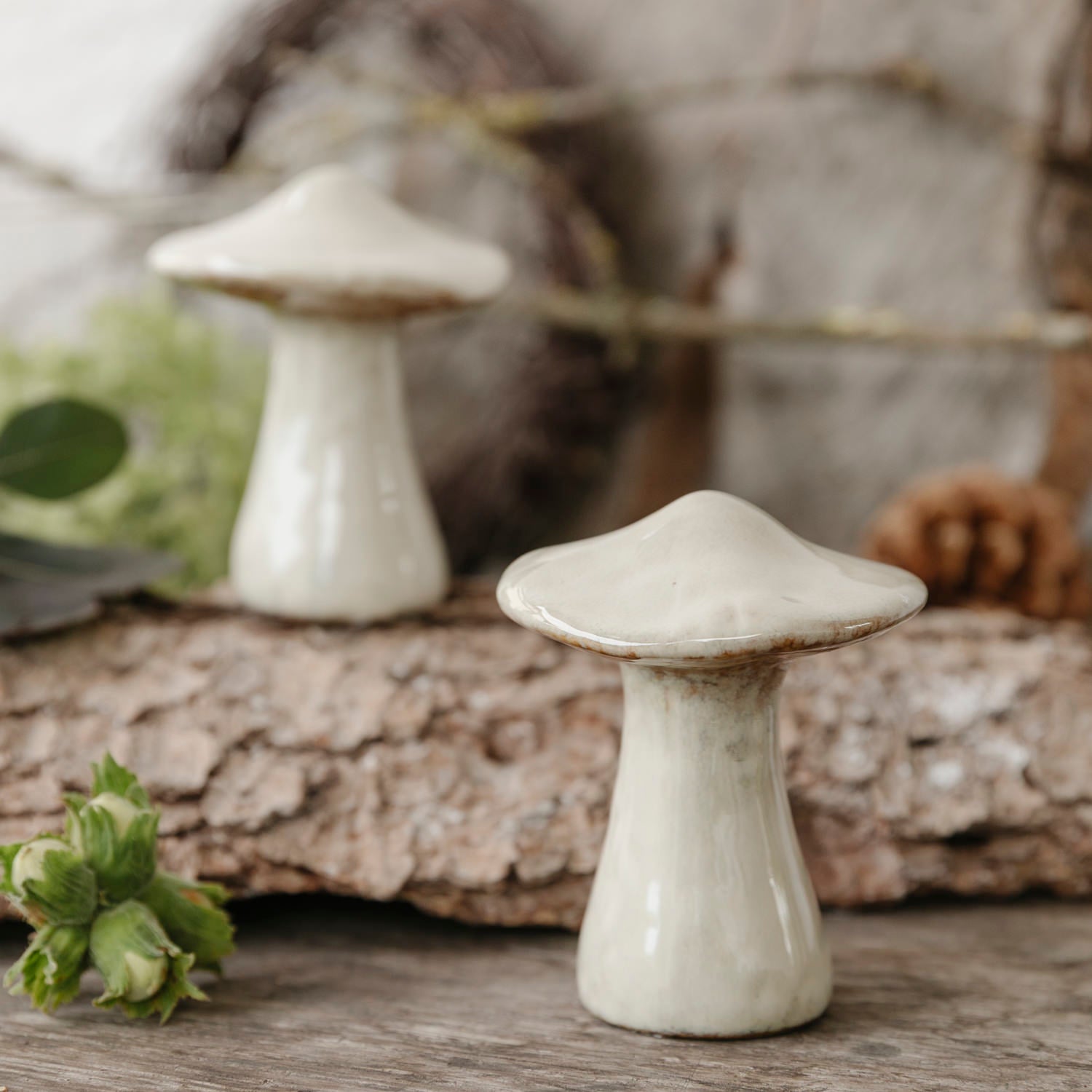 Pilz Skogsby - beige meliert