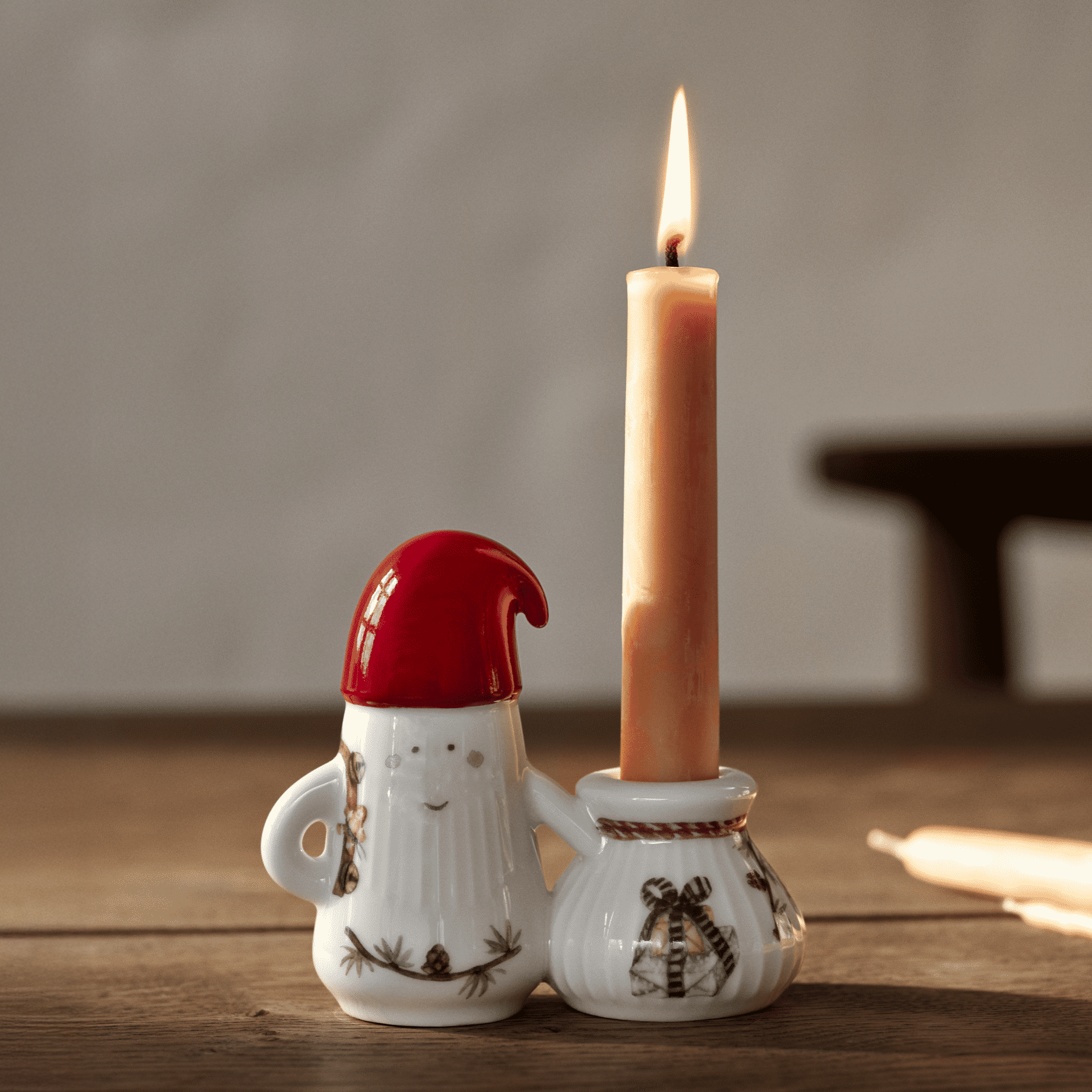 Kähler Hammershøi Kerzenhalter Weihnachtsmann