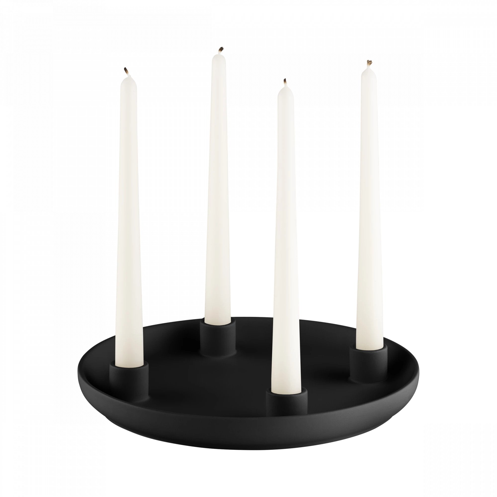 Kerzenhalter Advent - schwarz