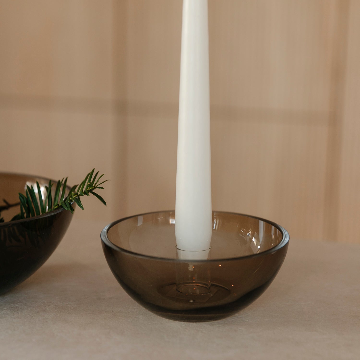 Kerzenhalter Elise - braun