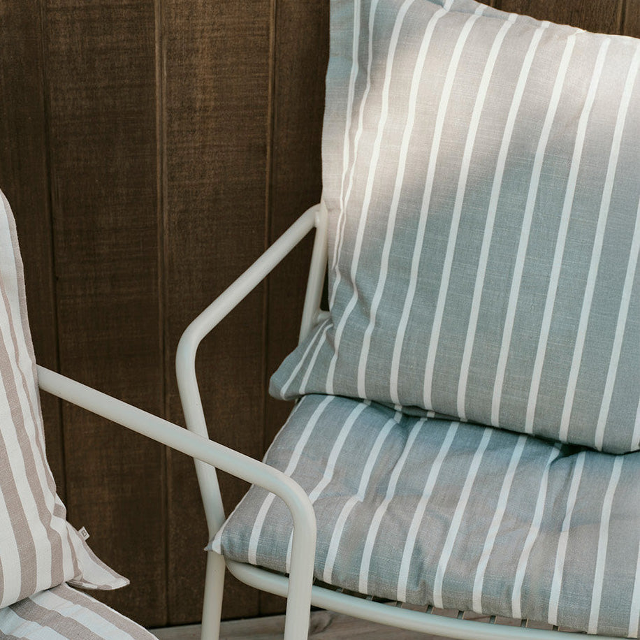 Kissenbezug Marta - Agave Green / Light Beige
