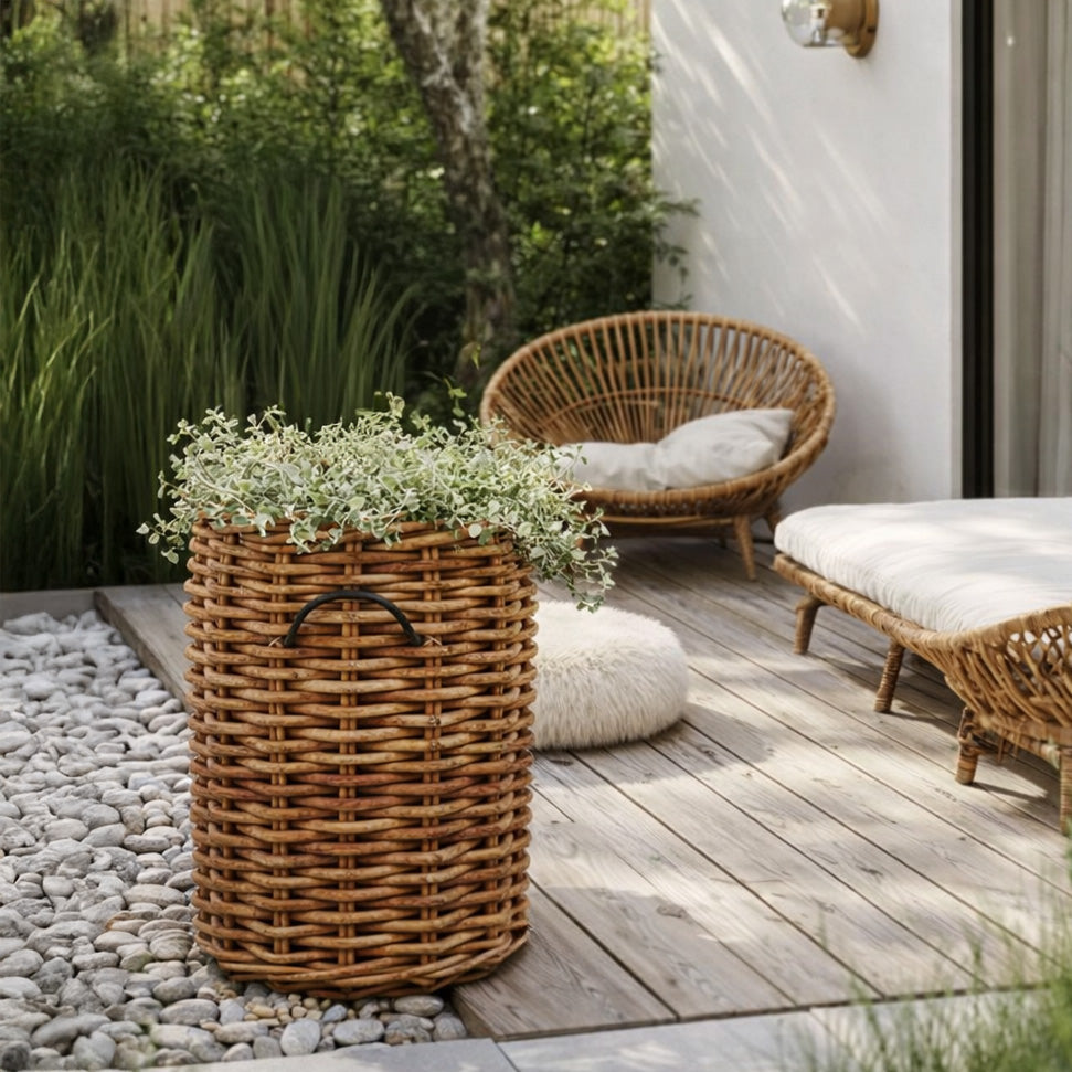 Rattan Korb rund maxi