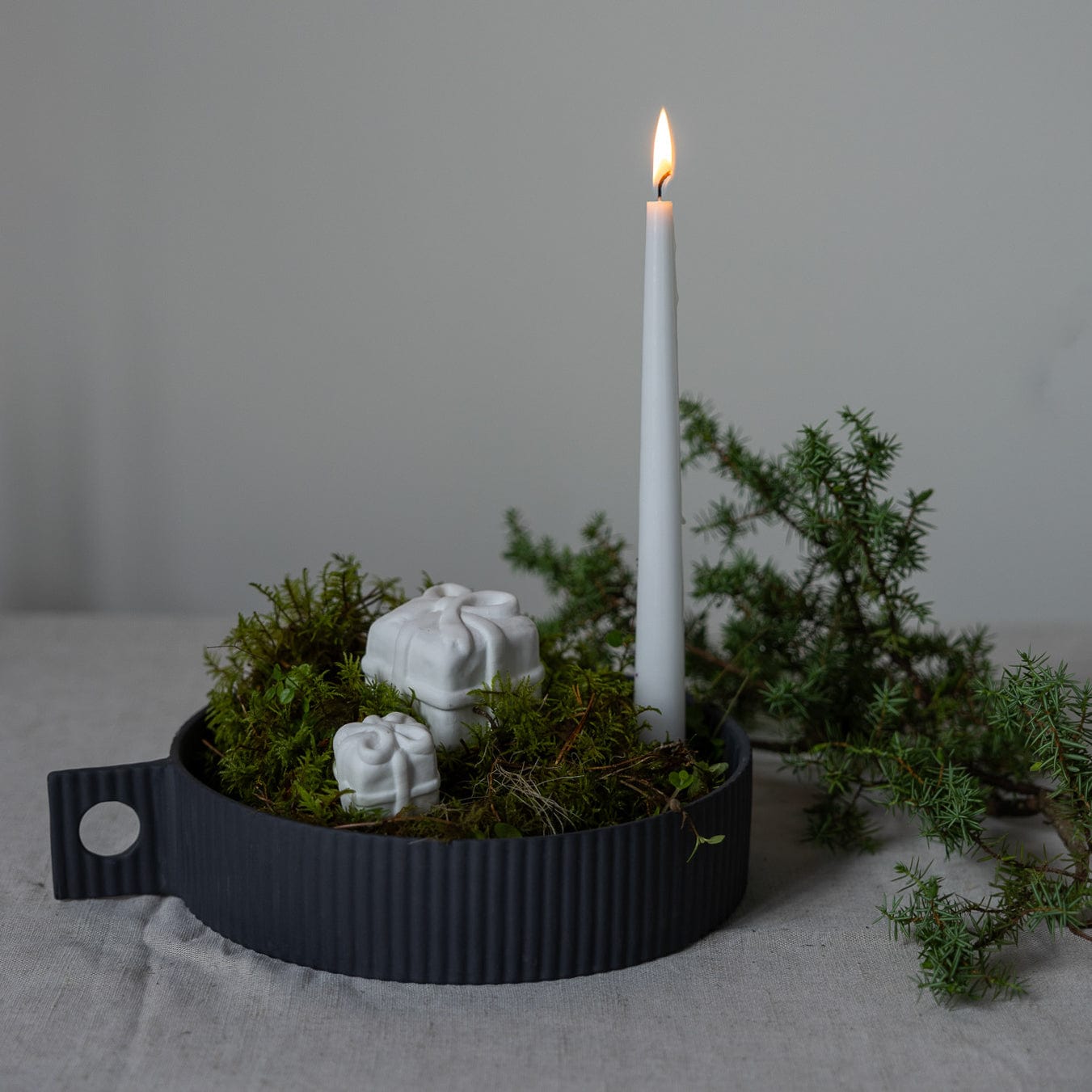 Weihnachtsdekoration Geschenk Kramsta - weiß