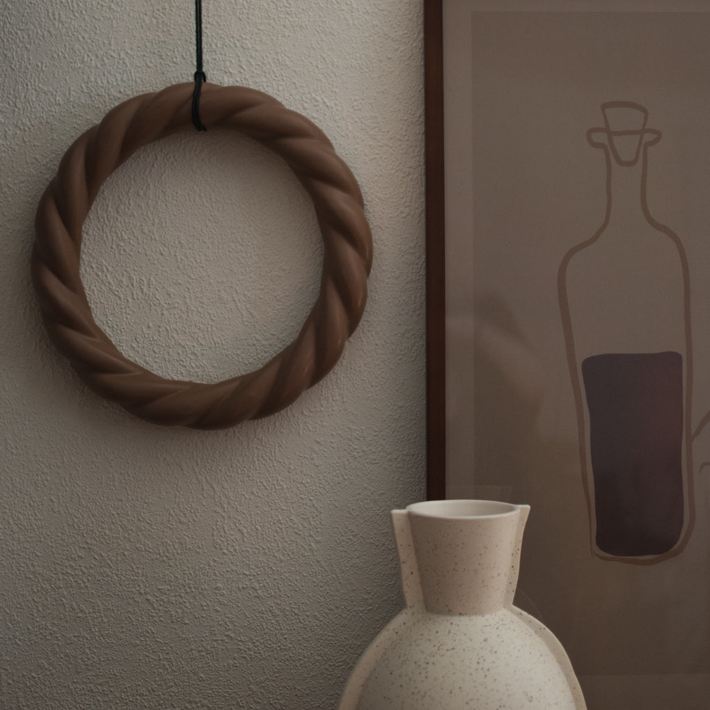 Kranz Twine Wreath - nougat