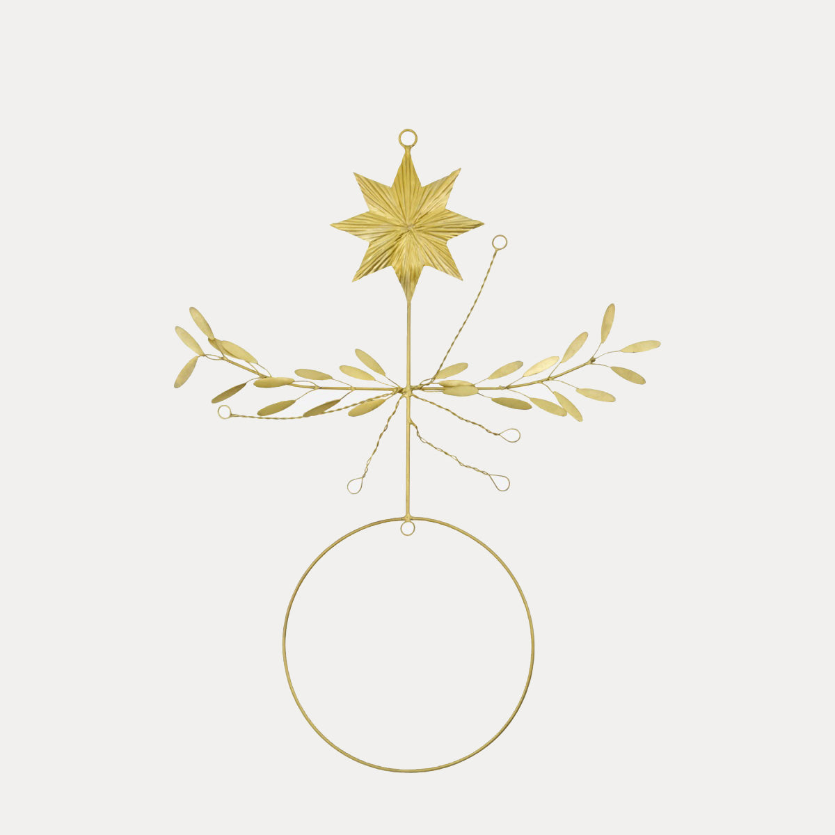 Weihachtsdeko Mobile Stern - gold