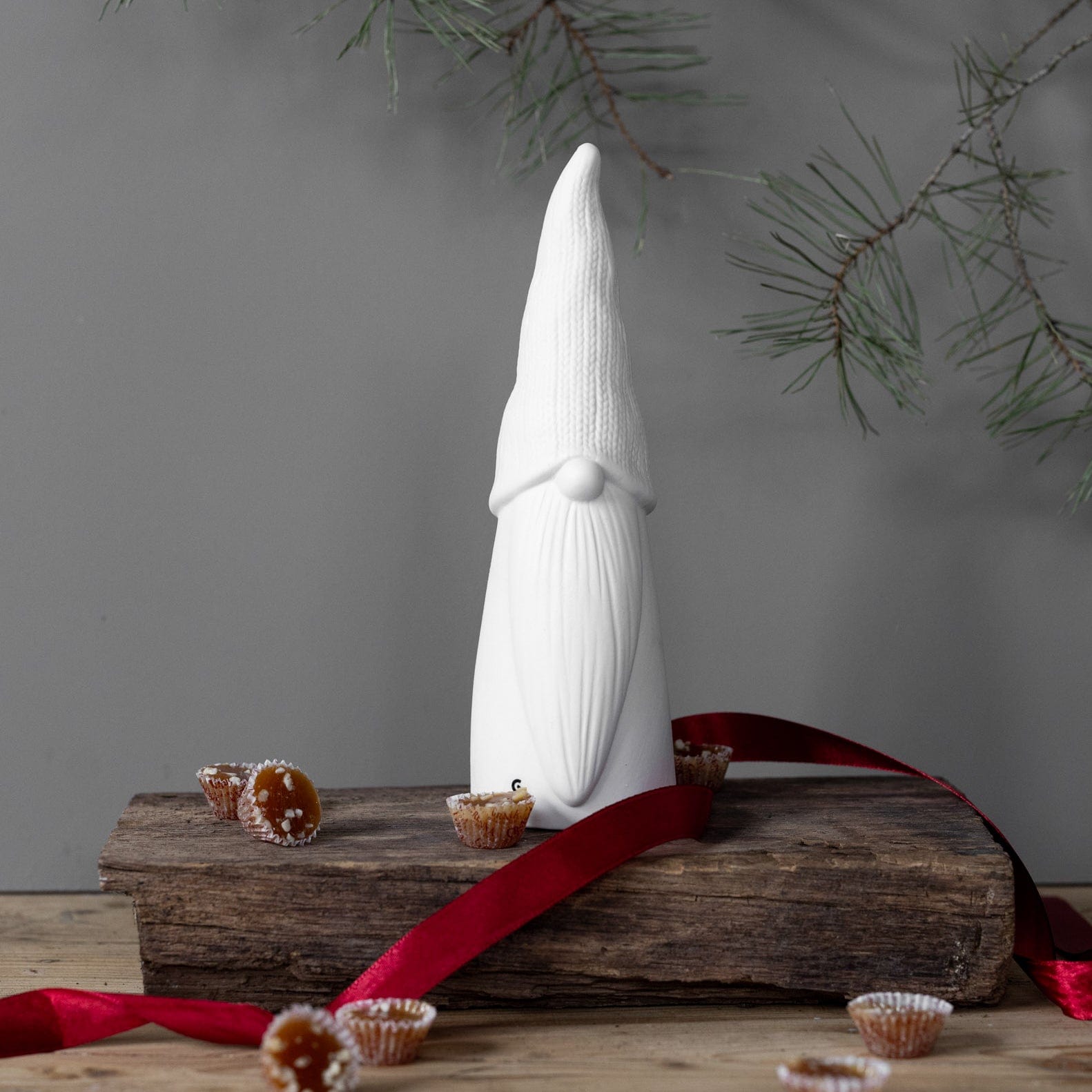 Weihnachtsfigur Kurt - weiß