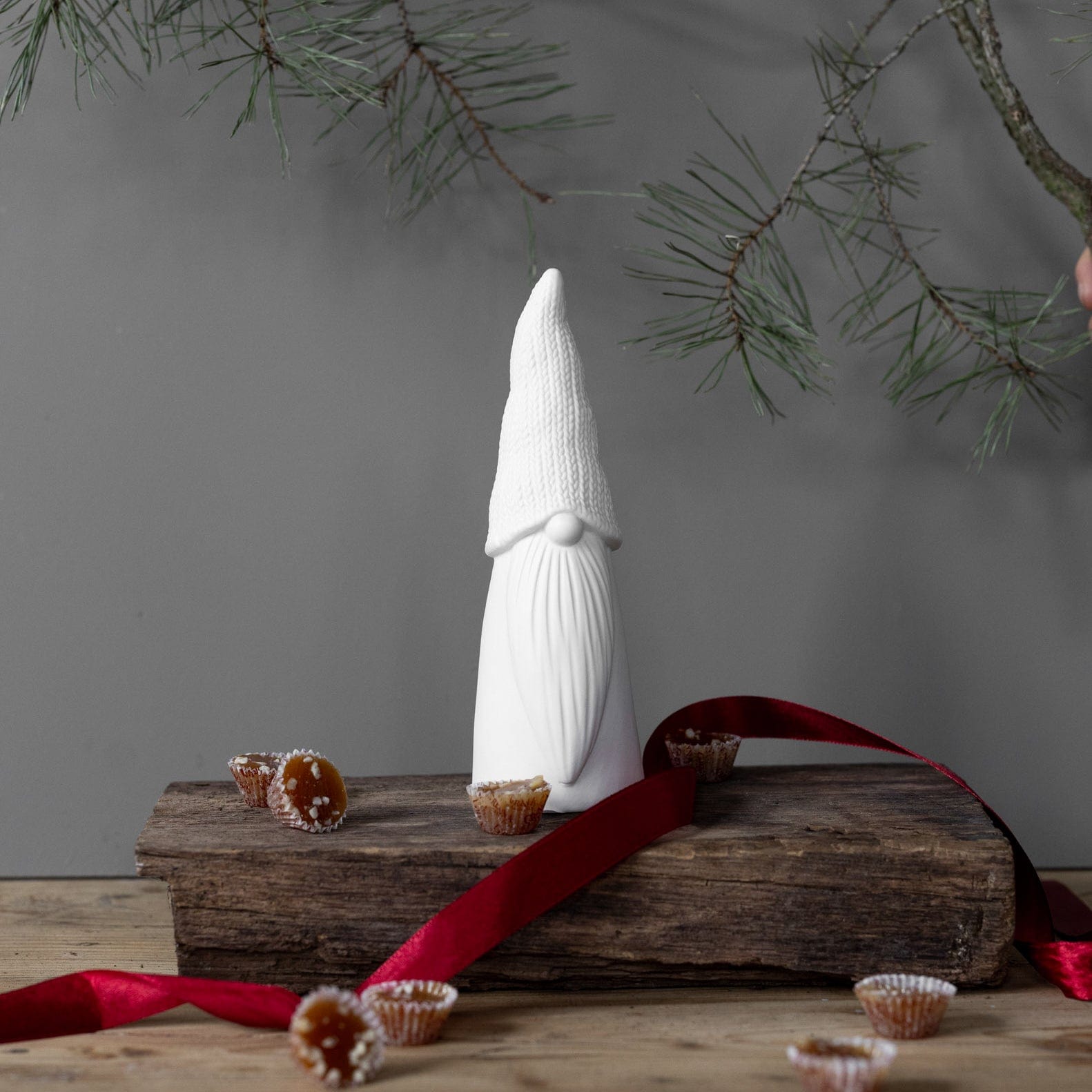 Weihnachtsfigur Kurt - weiß