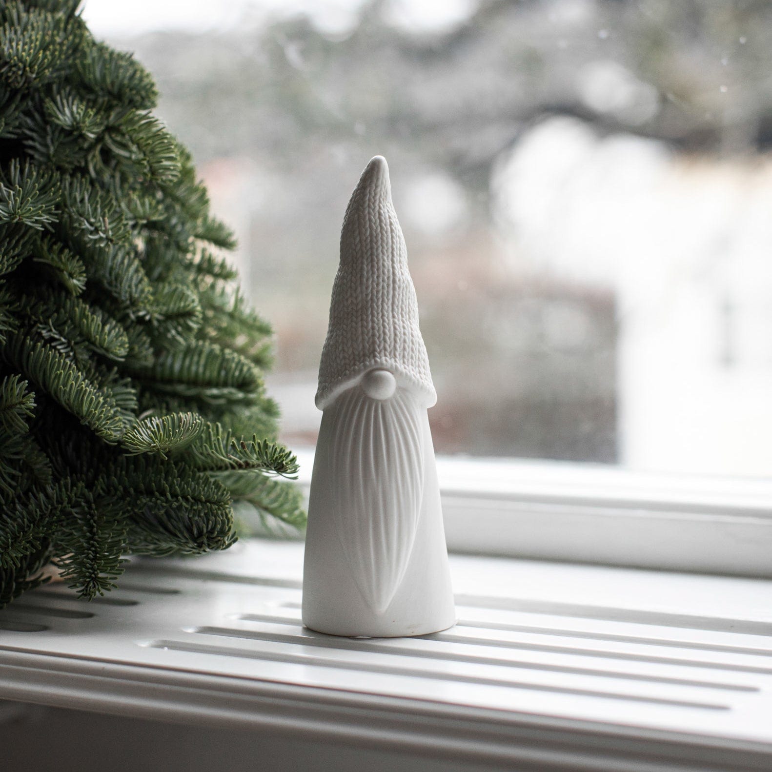 Weihnachtsfigur Kurt - weiß