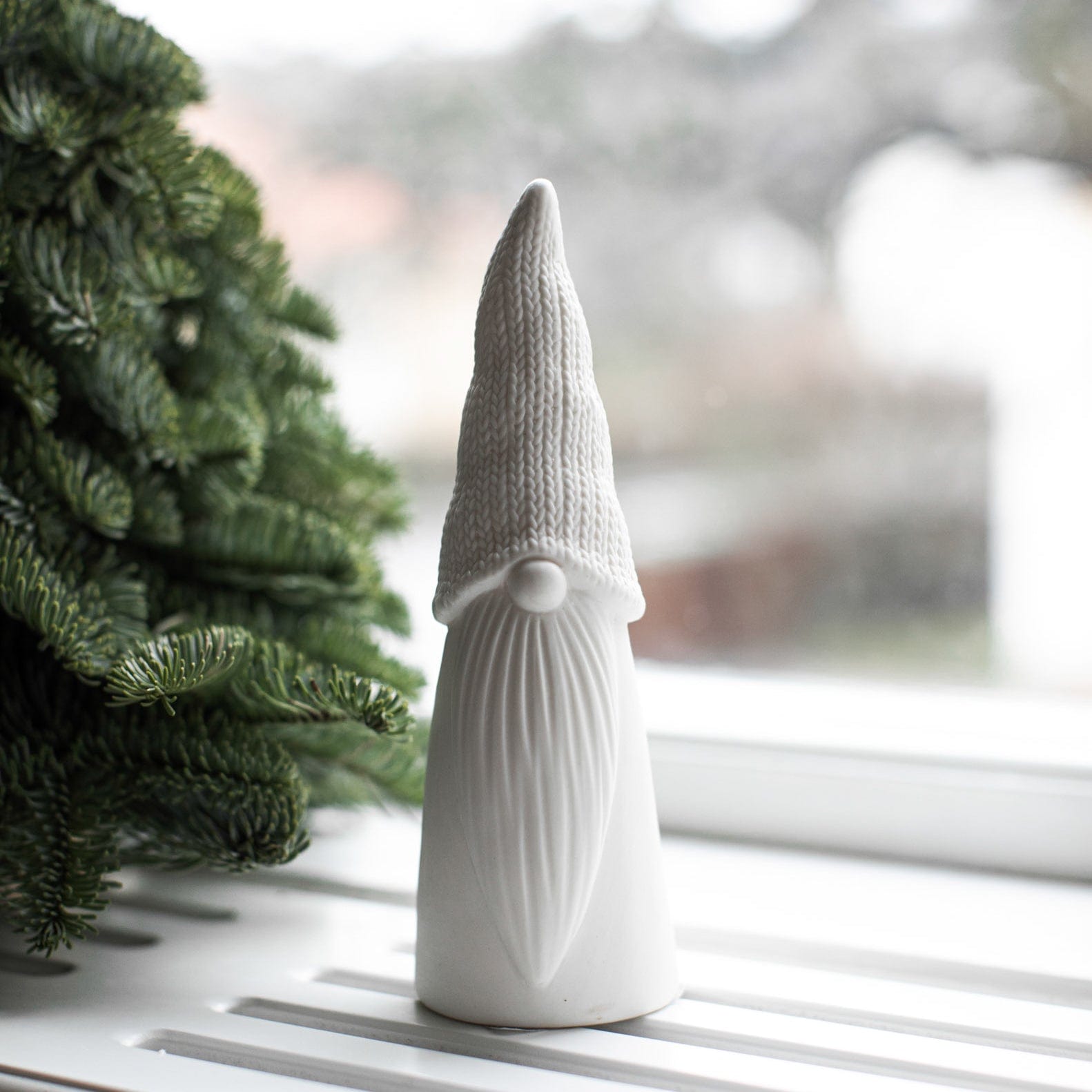 Weihnachtsfigur Kurt - weiß