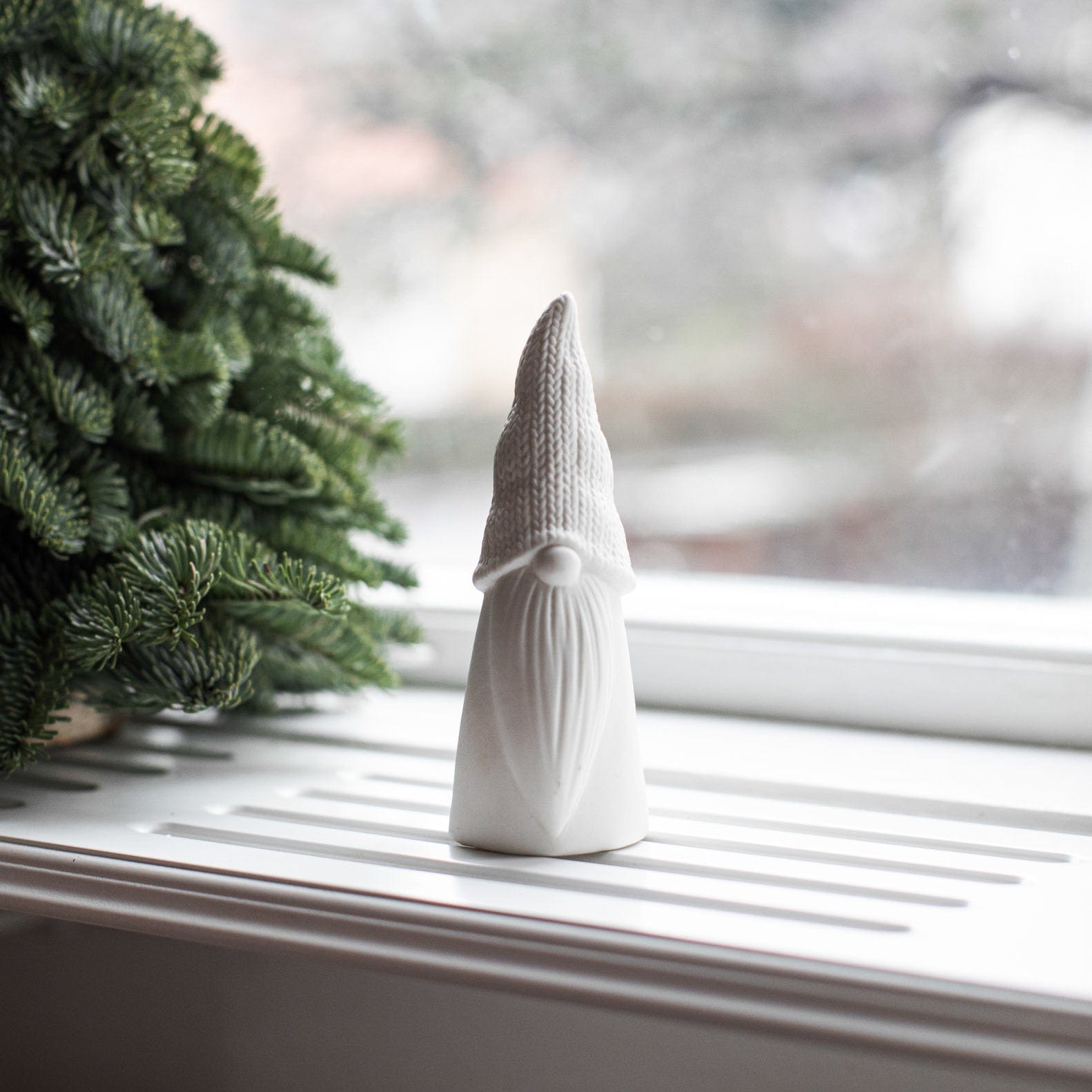Weihnachtsfigur Kurt - weiß