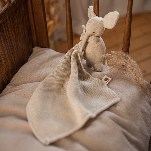 Kuscheltuch Elefant in natur