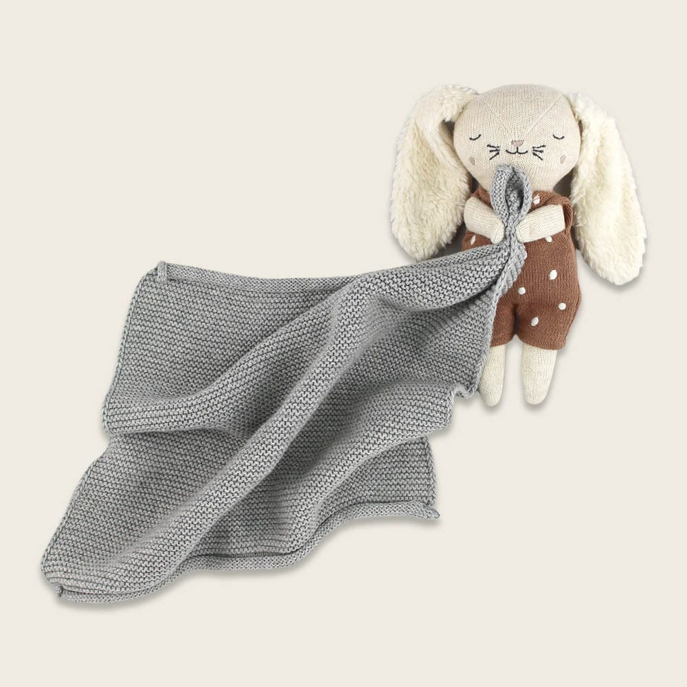 Kuscheltuch Hase in natur