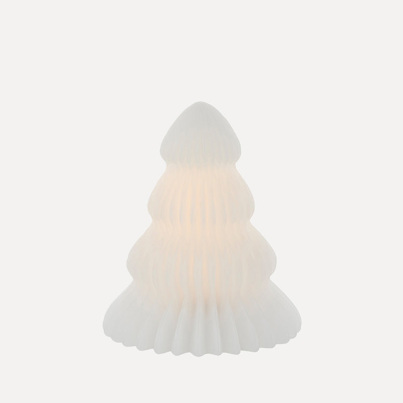 LED-Leuchte Tannenbaum Claire Wachs - weiß