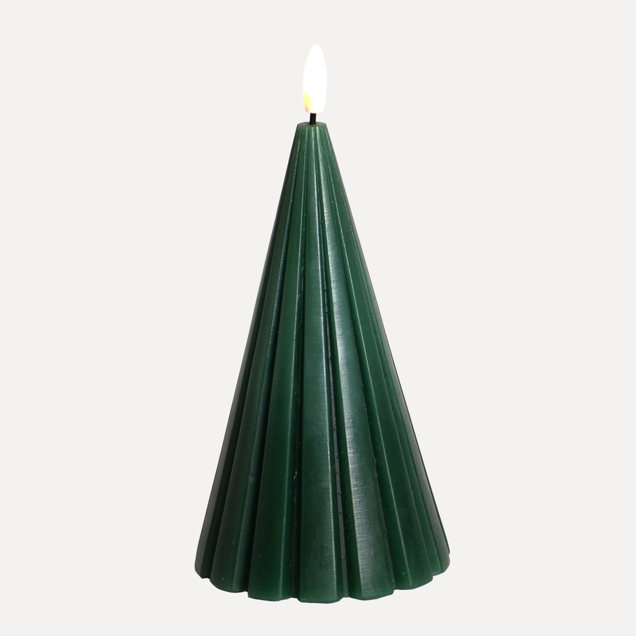 B-Ware LED-Kerze Tannenbaum Laura - grün
