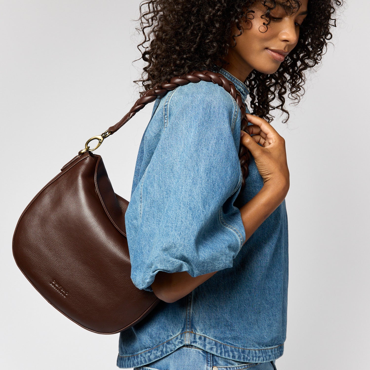 Lana Tasche - Leder Chocolate mit 2 Straps
