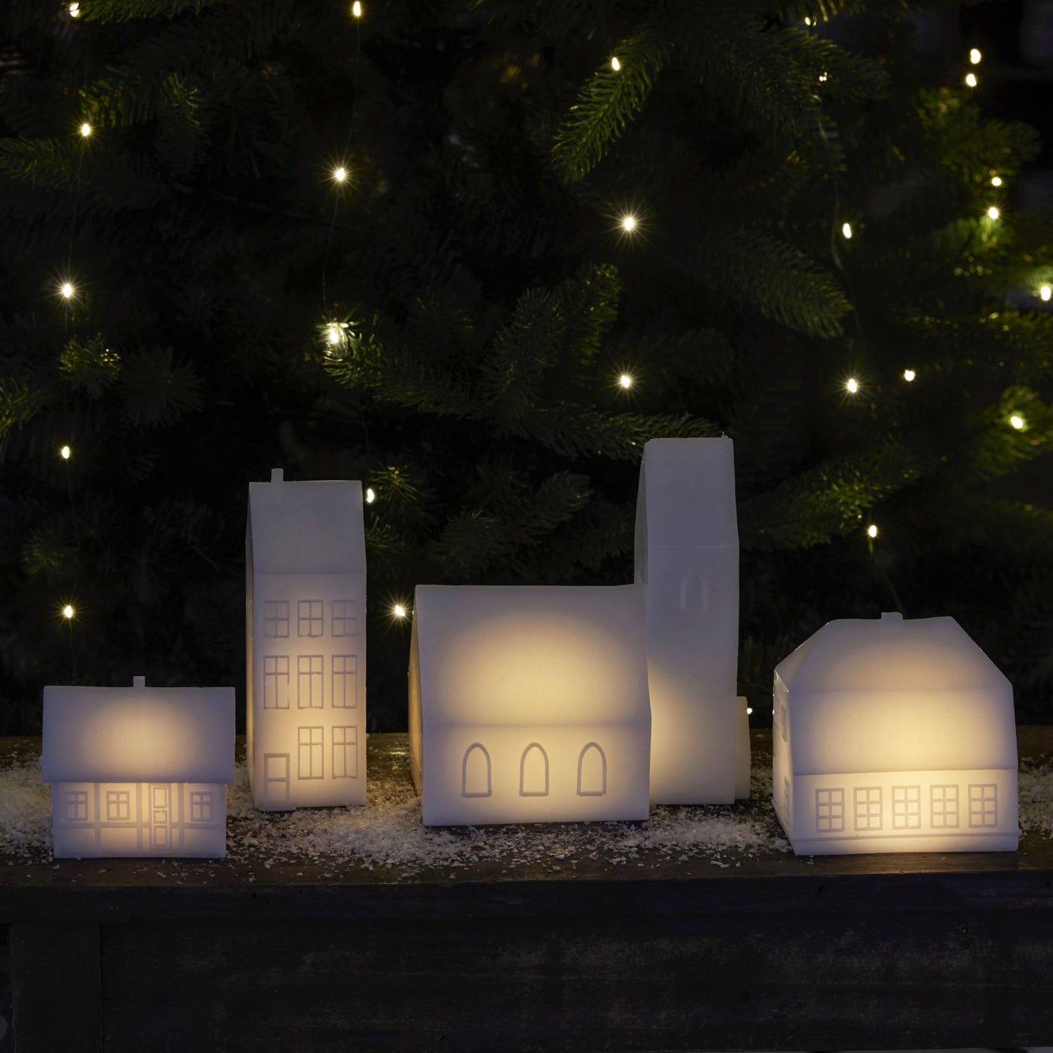 LED-Lichthaus Copenhagen House - weiß