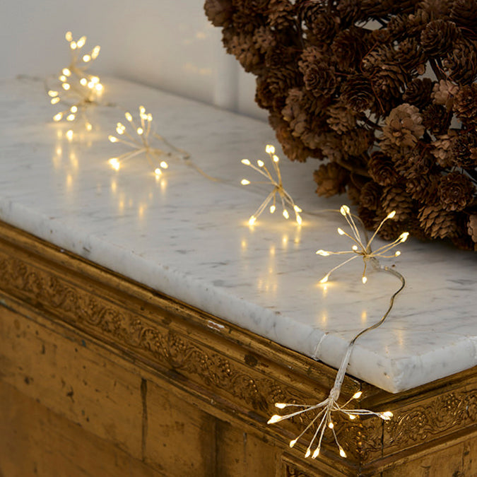 LED-Lichterkette Nova - silber