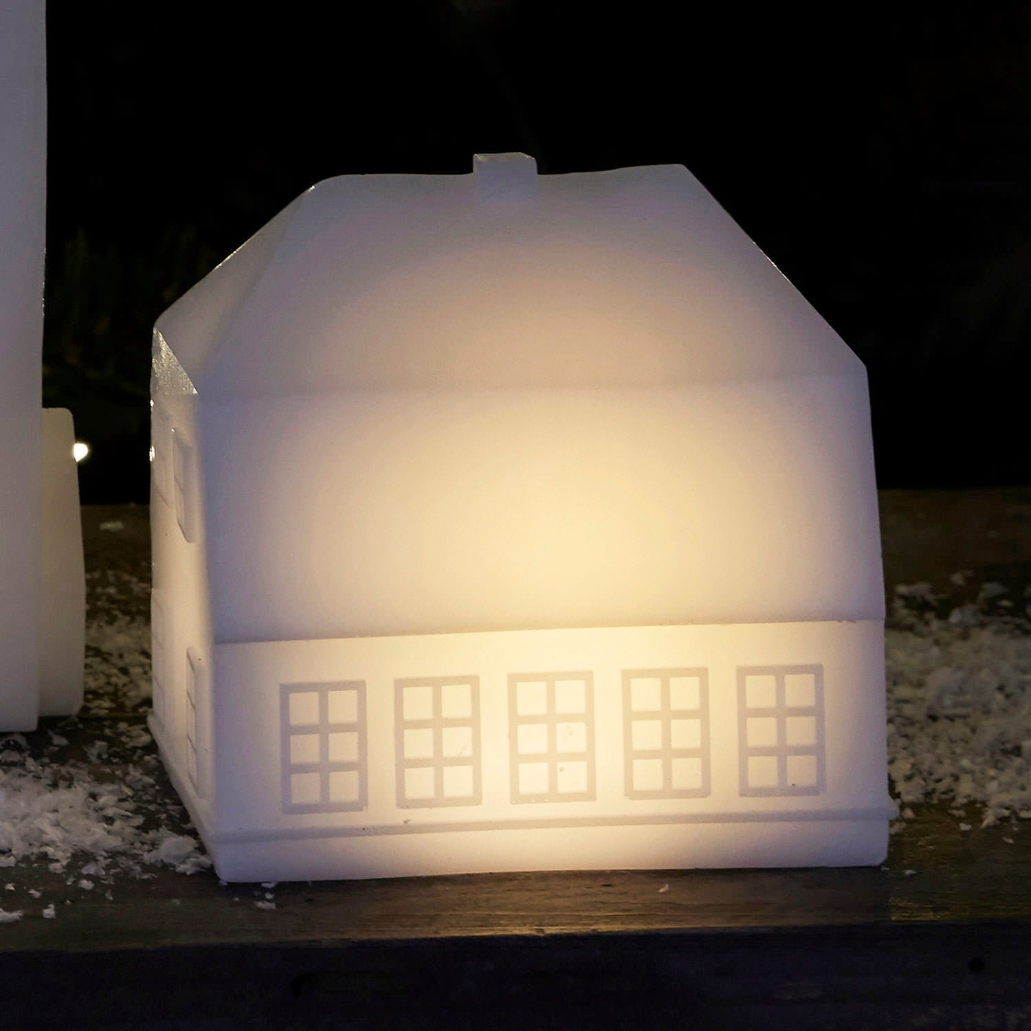 LED-Lichthaus Copenhagen Mansion Villa - weiß