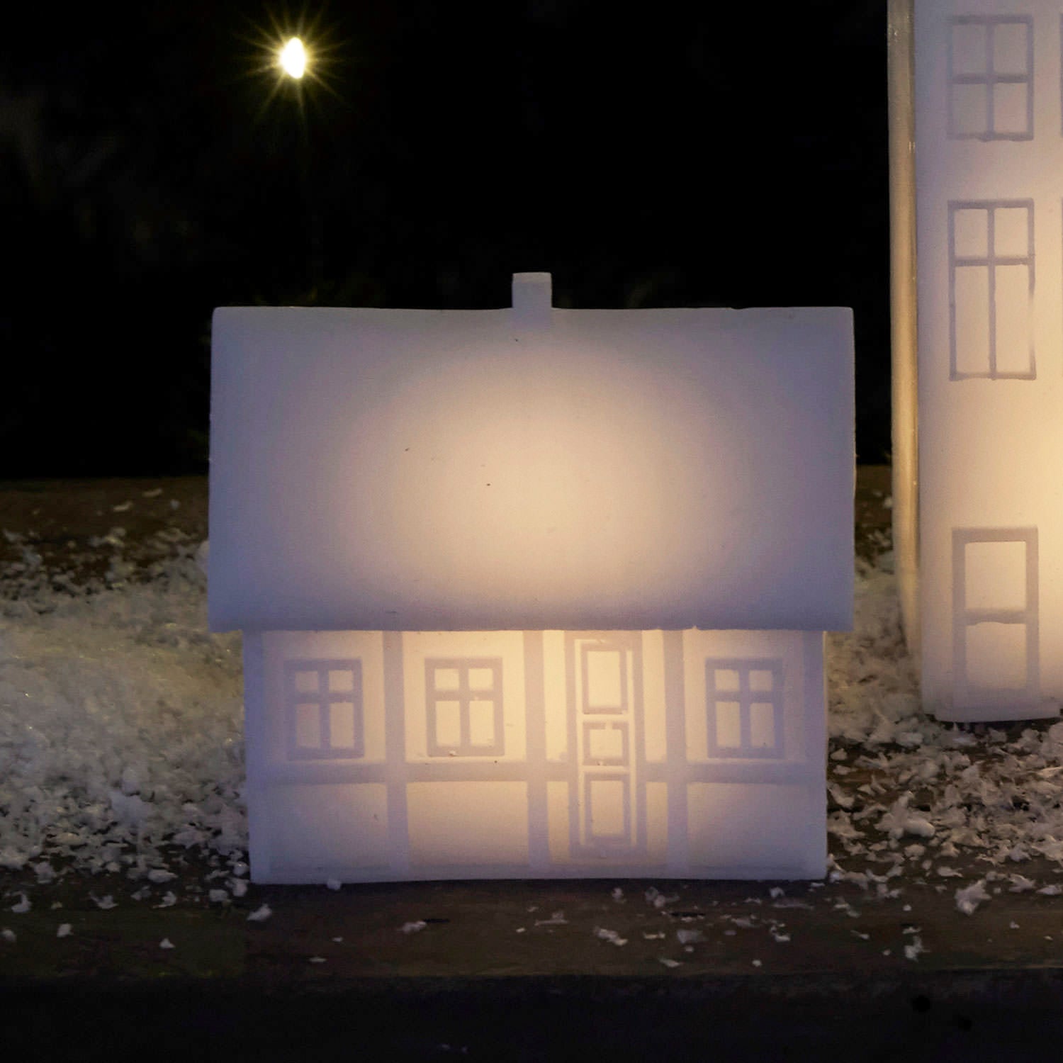 LED-Lichthaus Copenhagen House - weiß