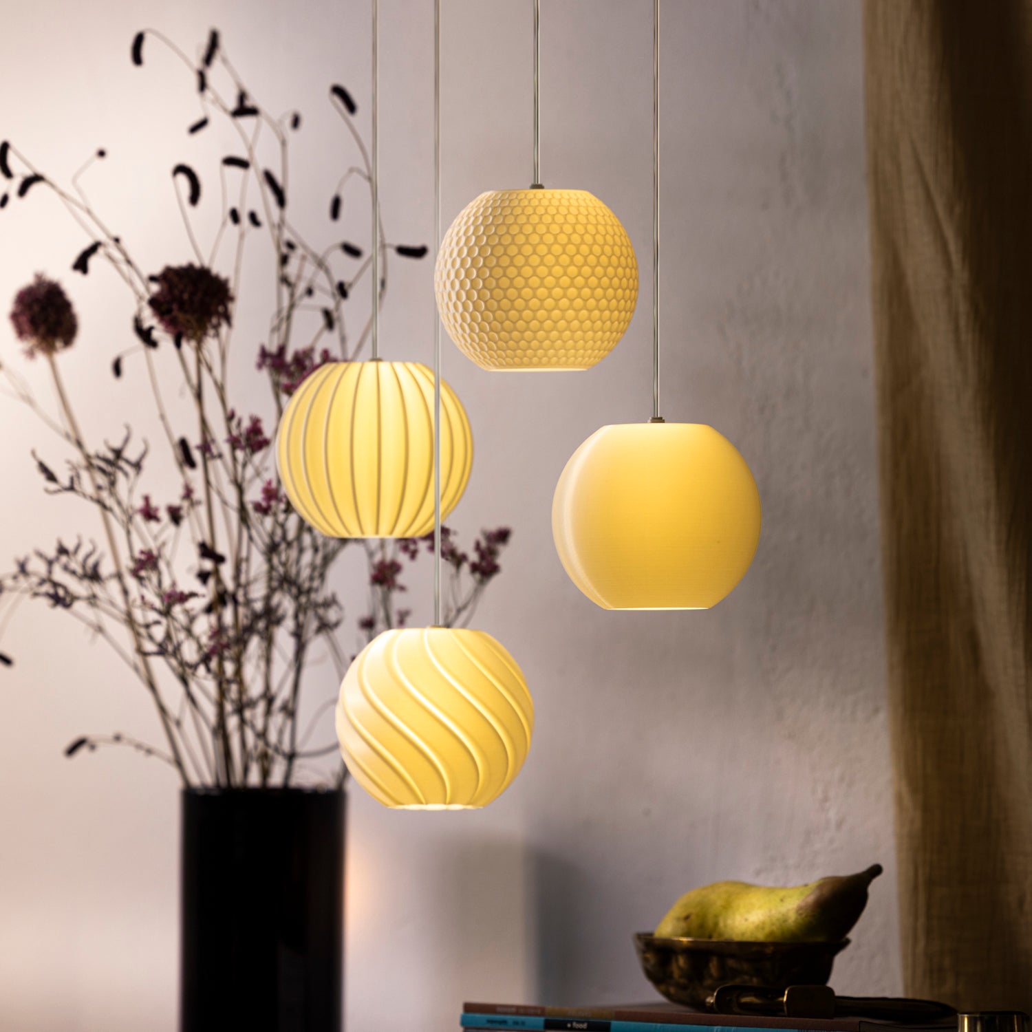 Lampenschirm PURE für LED-Stern - weiß