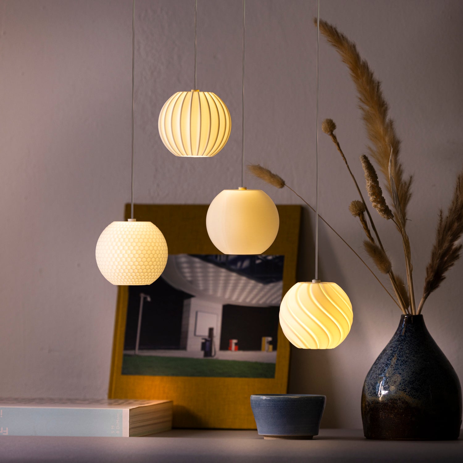 Lampenschirm PURE für LED-Stern - weiß