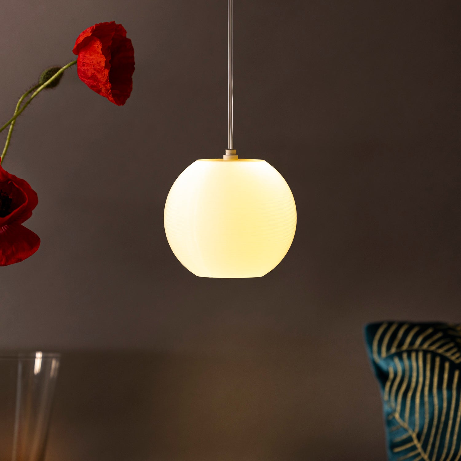 Lampenschirm PURE für LED-Stern - weiß