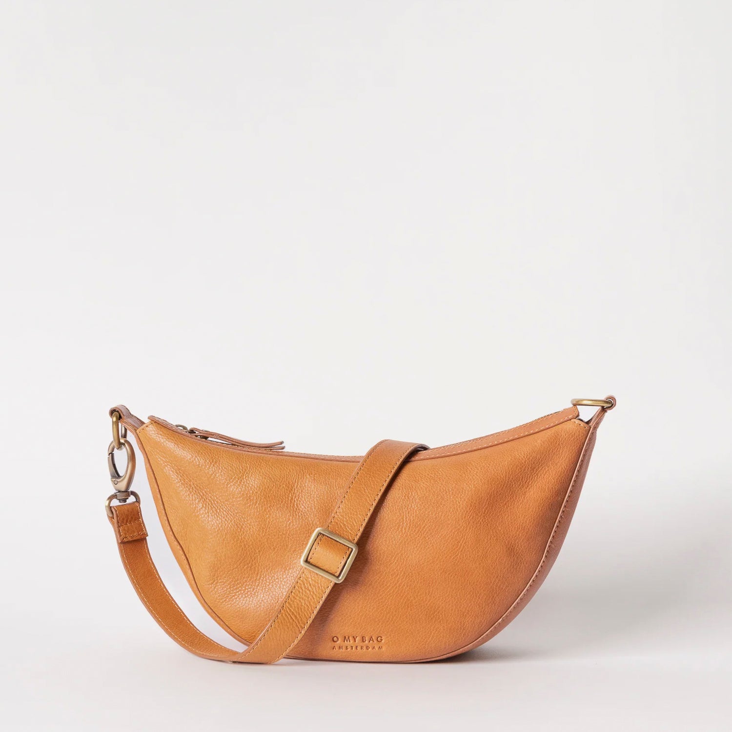 Leo Tasche - Leder Cognac mit 2 Straps