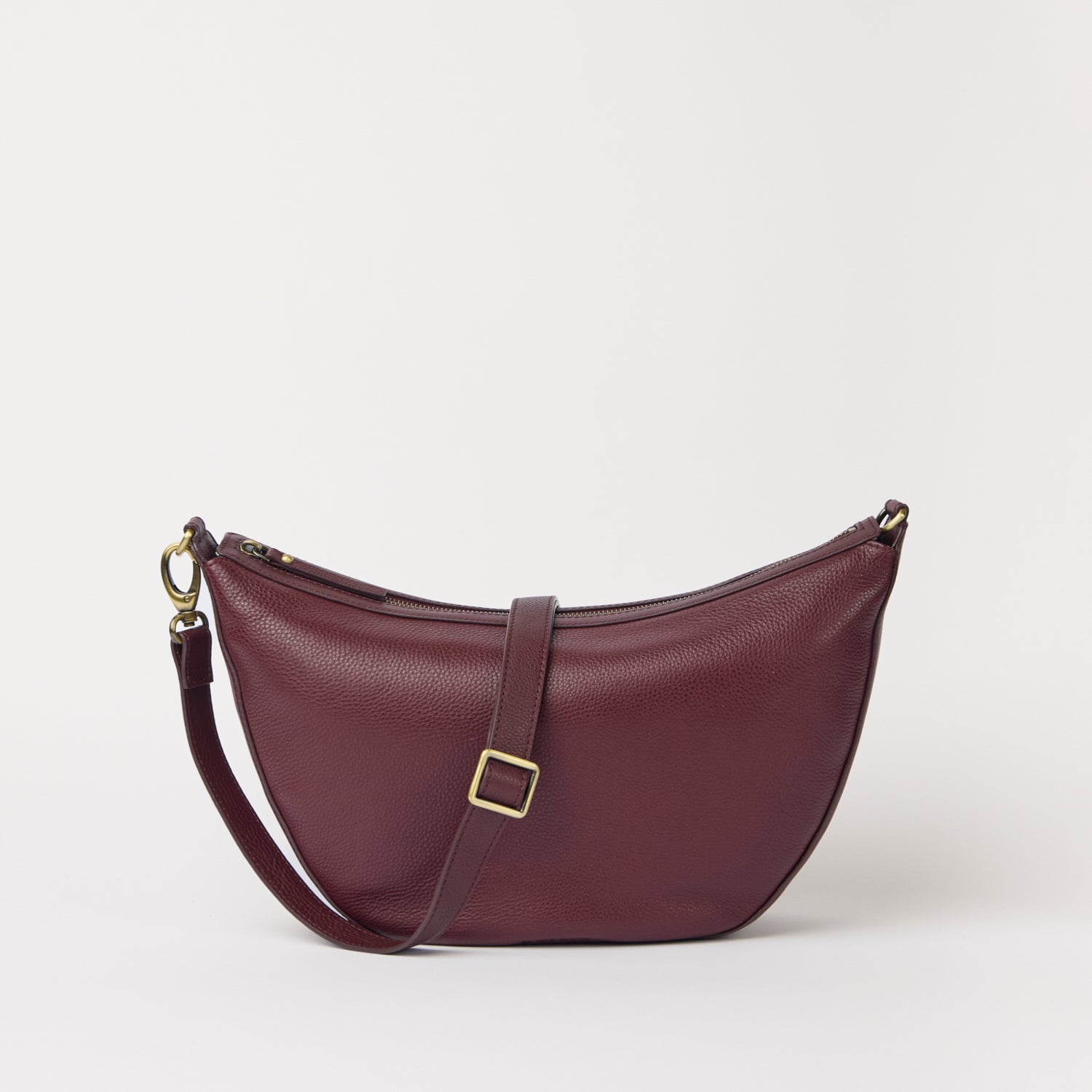 Leo Maxi Tasche - Leder Dark Cherry