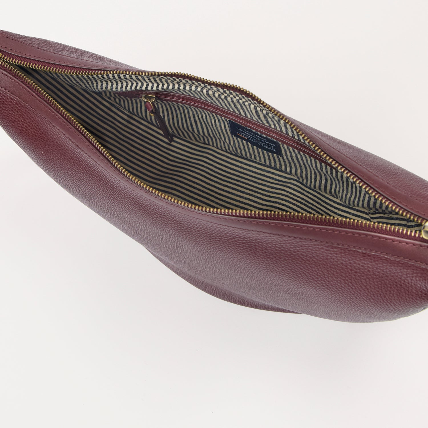 Leo Maxi Tasche - Leder Dark Cherry