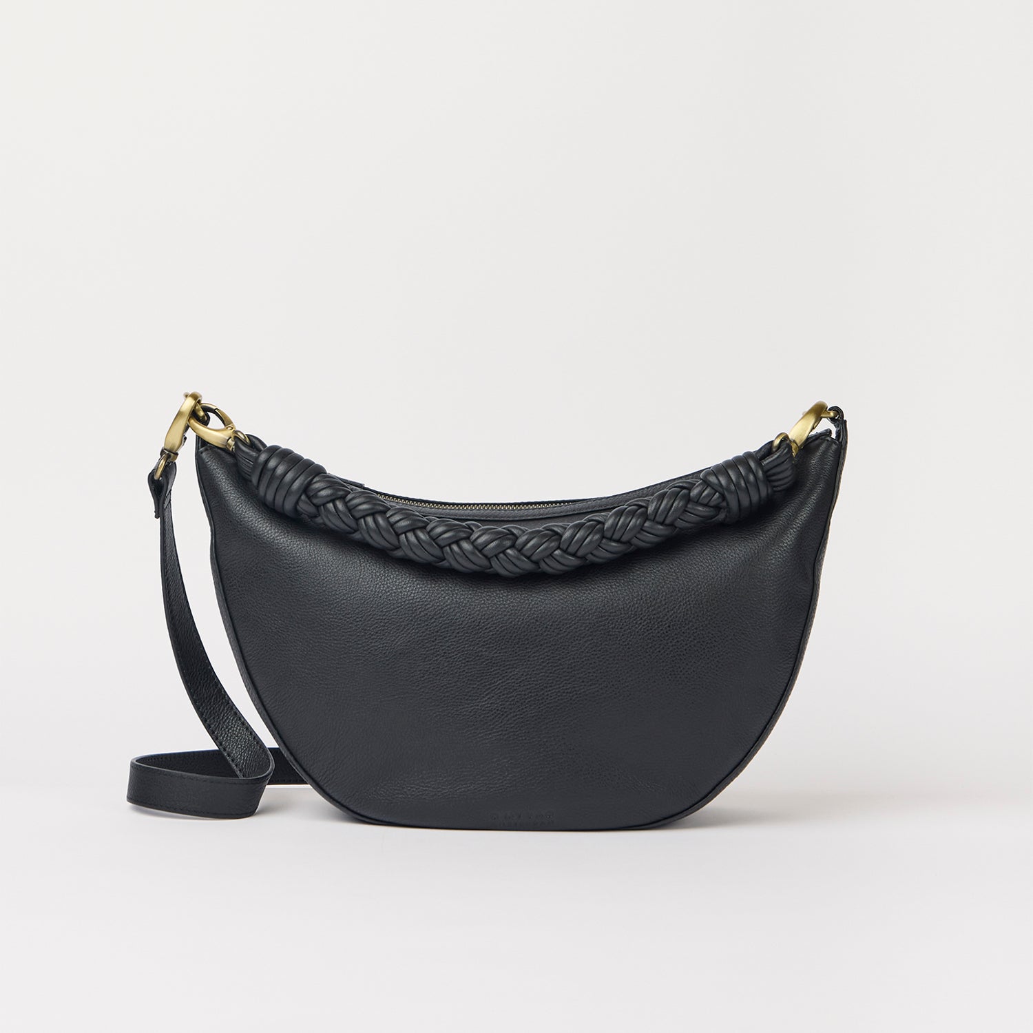 Leo Maxi Tasche - Leder Schwarz mit 2 Straps