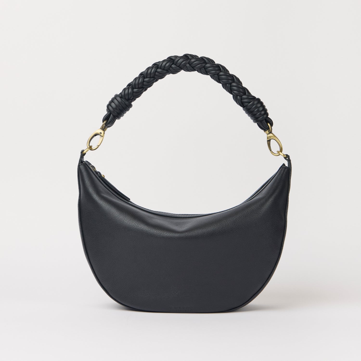 Leo Maxi Tasche - Leder Schwarz mit 2 Straps