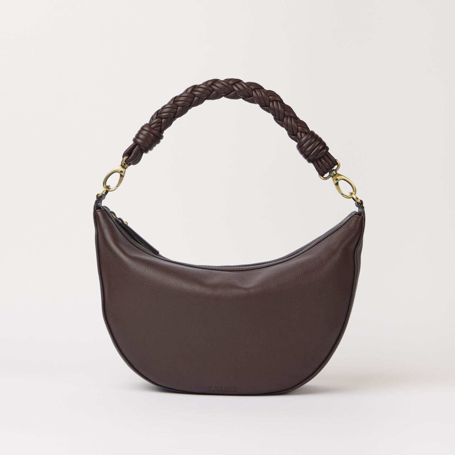 Leo Maxi Tasche - Leder Chocolate mit 2 Straps