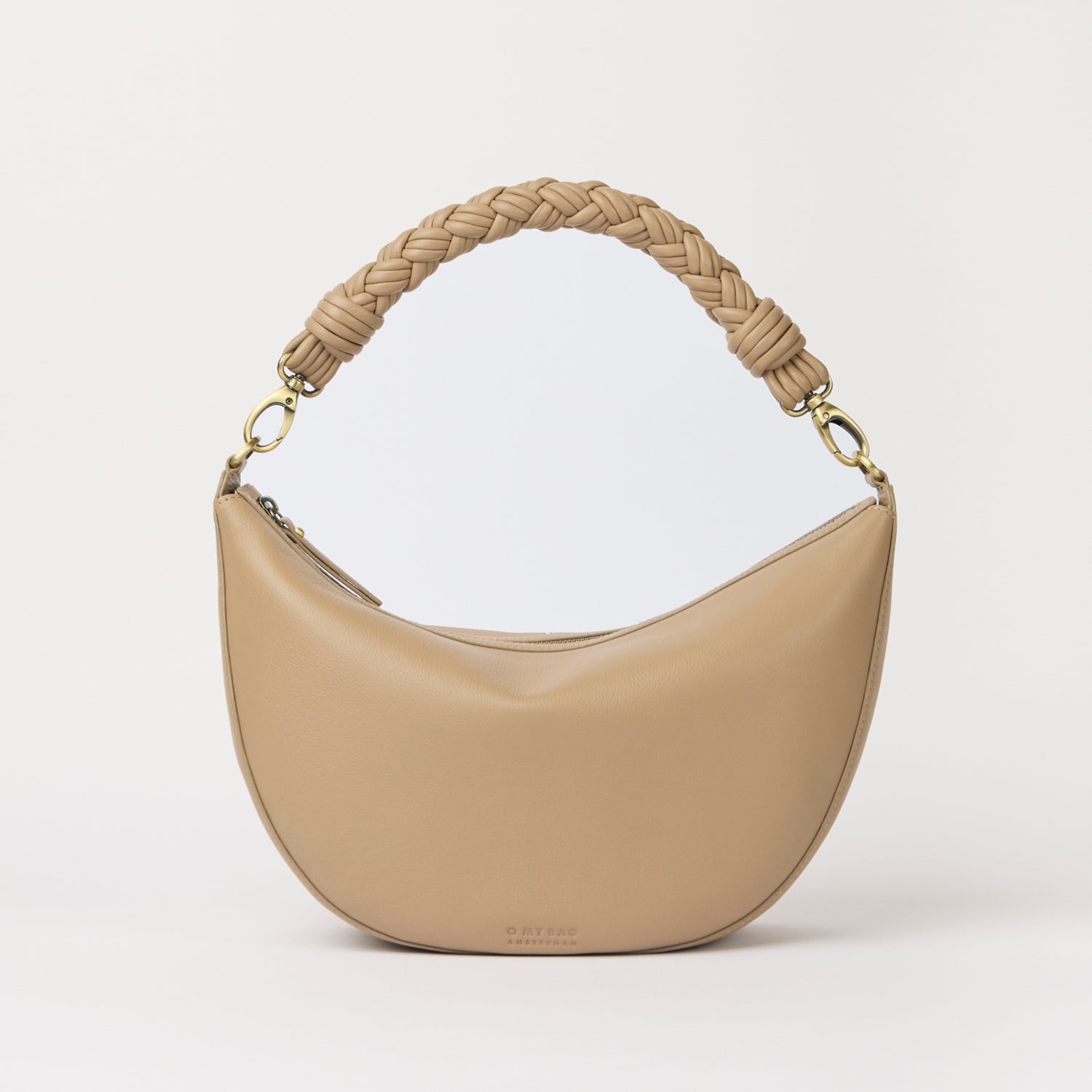 Leo Maxi Tasche - Leder Sand mit 2 Straps