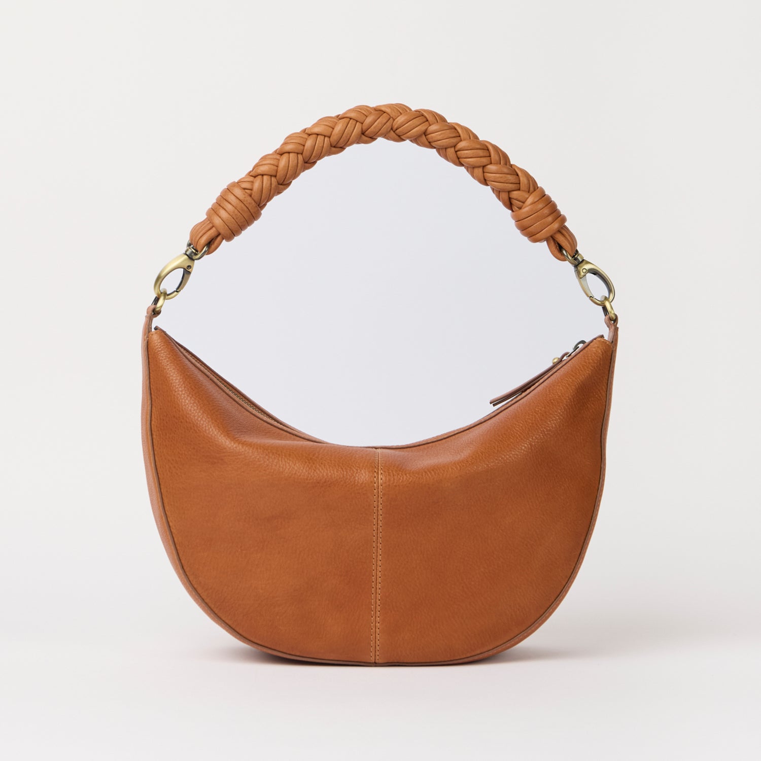 Leo Maxi Tasche - Leder Cognac mit 2 Straps