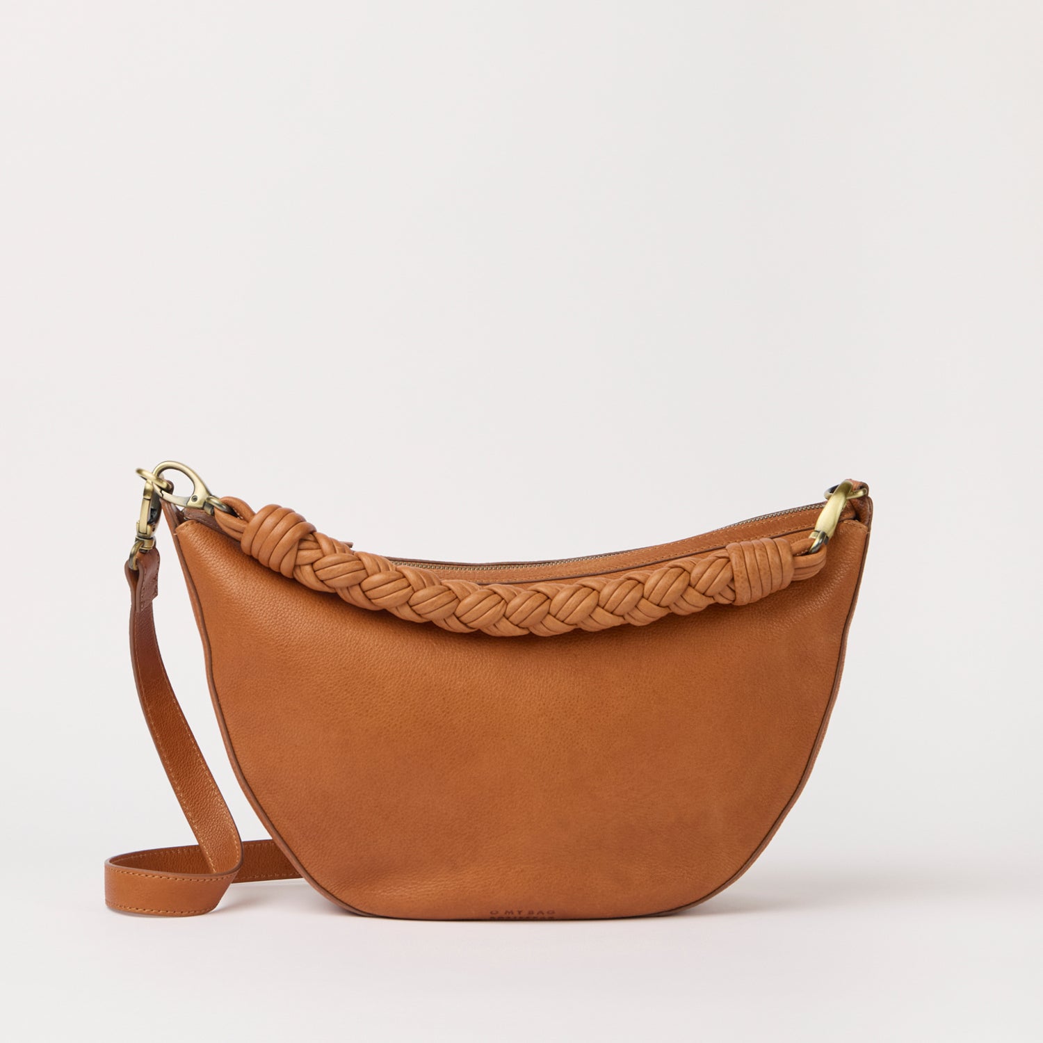 Leo Maxi Tasche - Leder Cognac mit 2 Straps