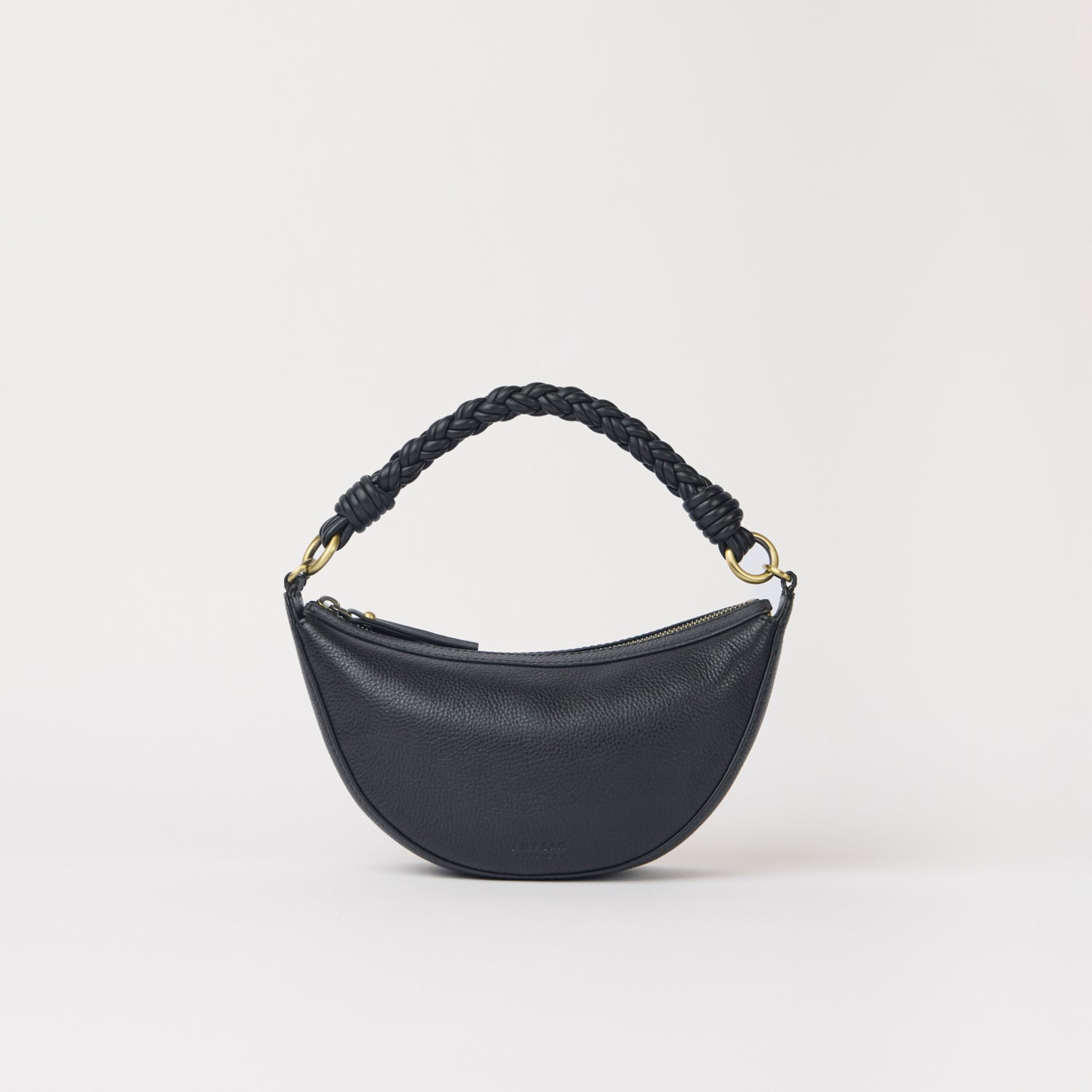 Leo Mini Tasche - Leder Schwarz mit 2 Straps