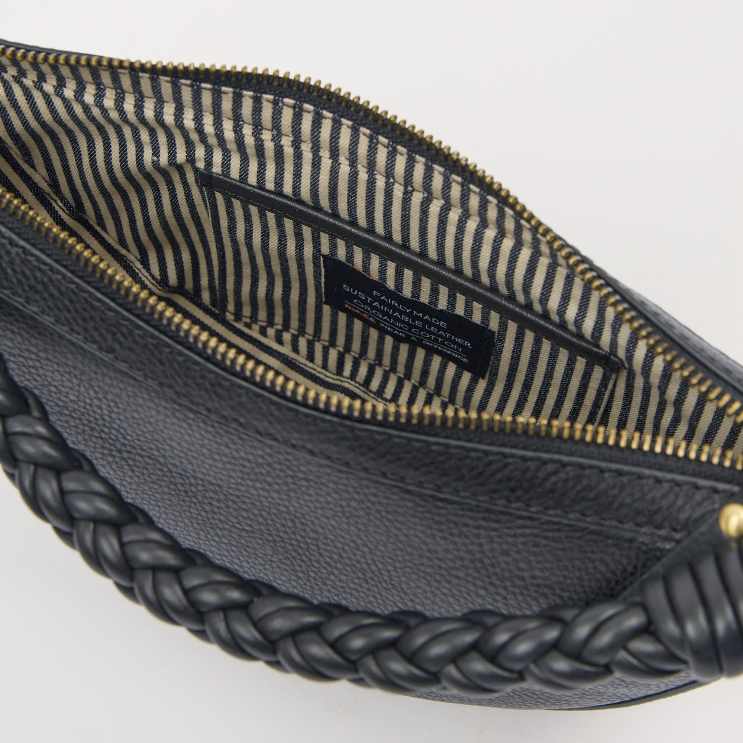 Leo Mini Tasche - Leder Schwarz mit 2 Straps