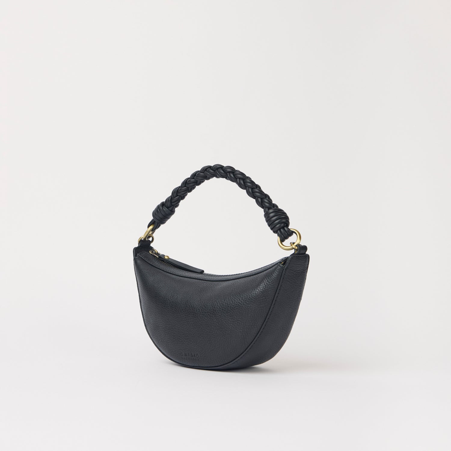 Leo Mini Tasche - Leder Schwarz mit 2 Straps