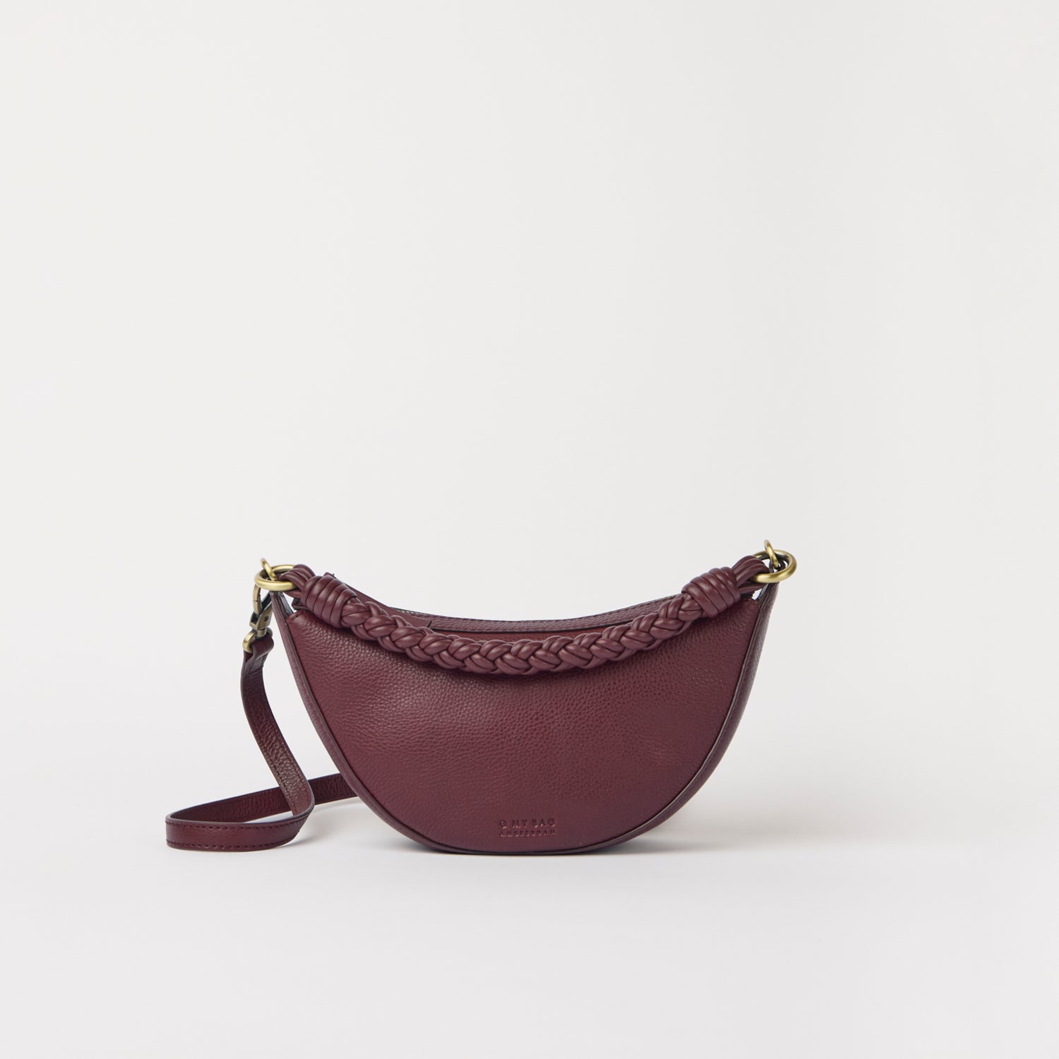 Leo Mini Tasche - Leder Dark Cherry mit 2 Straps