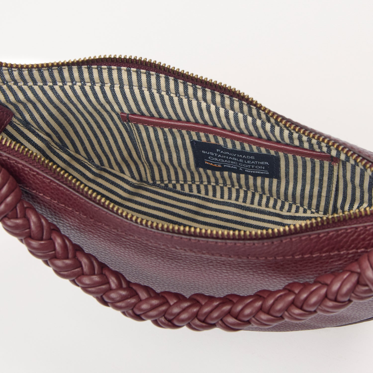 Leo Mini Tasche - Leder Dark Cherry mit 2 Straps