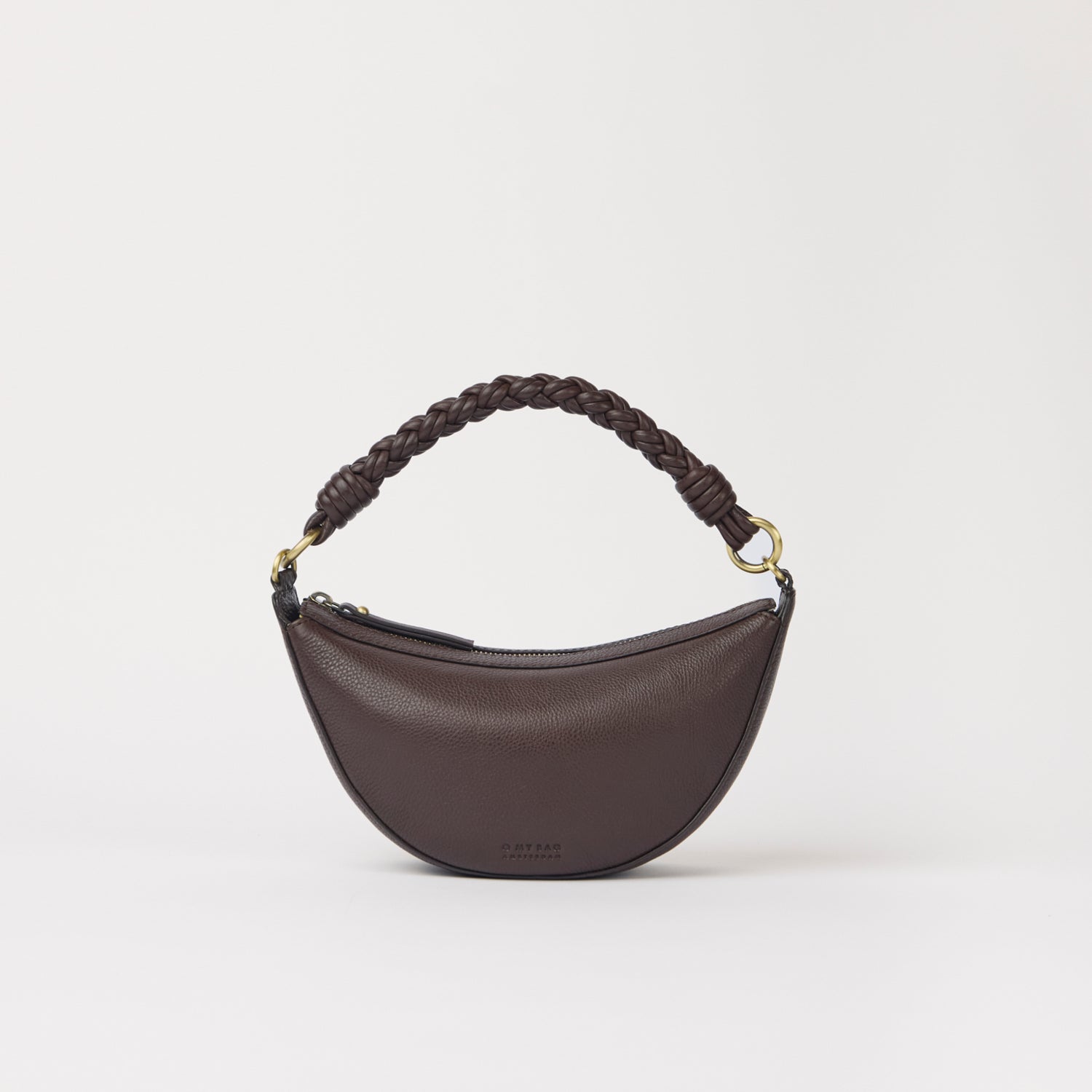 Leo Mini Tasche - Leder Chocolate mit 2 Straps