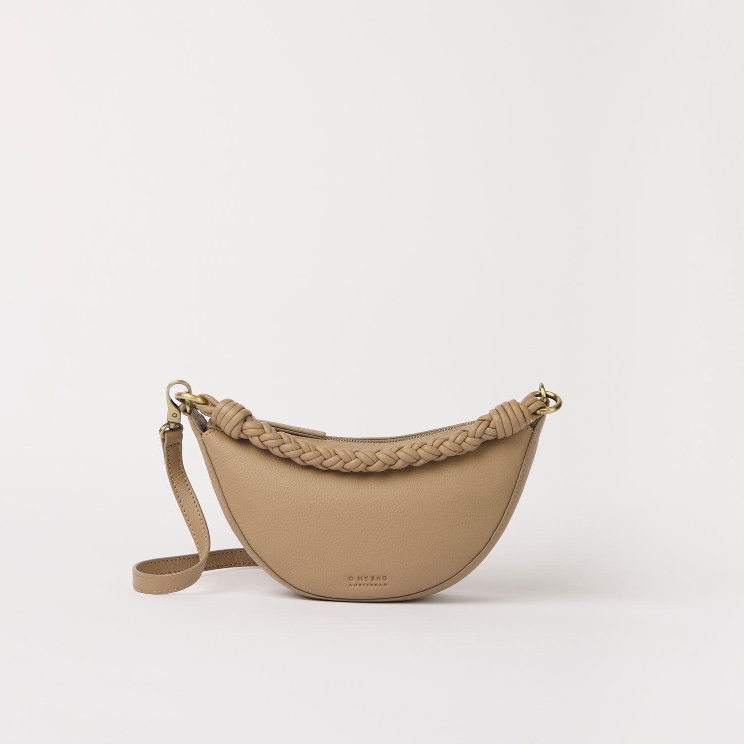 Leo Mini Tasche - Leder Sand mit 2 Straps