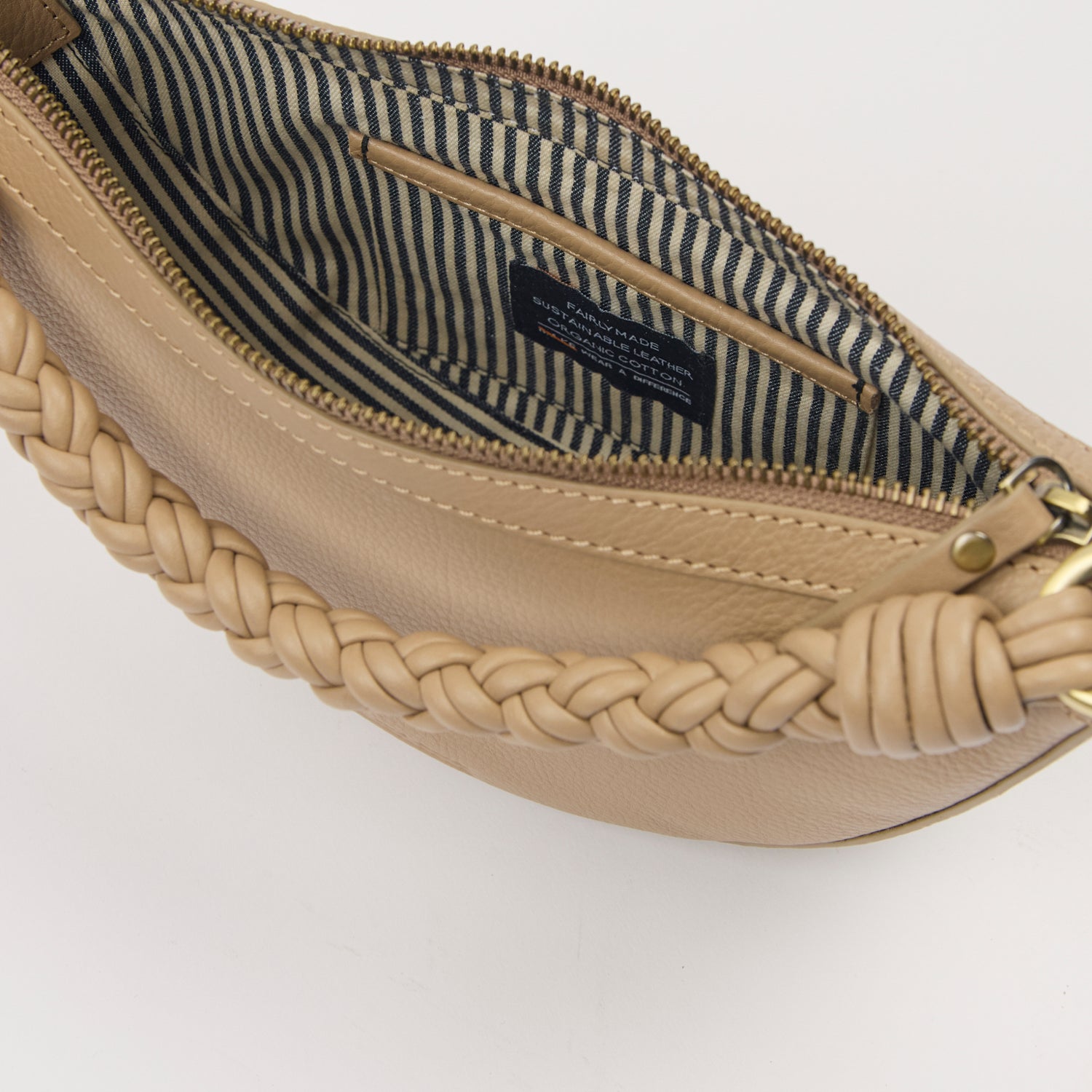 Leo Mini Tasche - Leder Sand mit 2 Straps