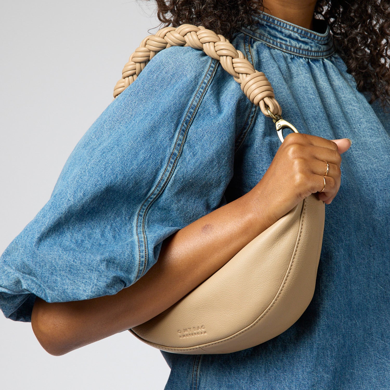 Leo Tasche - Leder Sand mit 2 Straps
